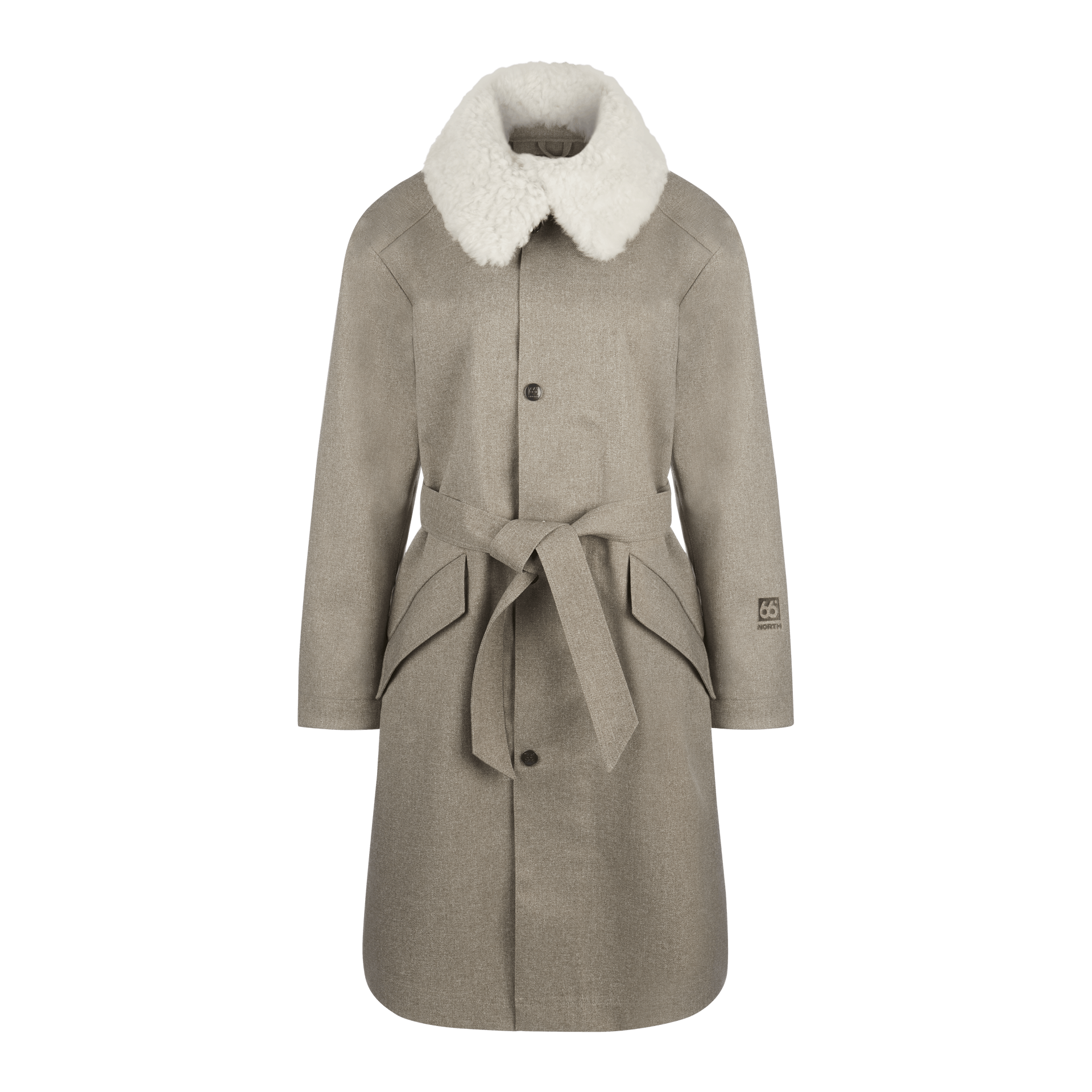 Sölvhóll trench coat Gravel