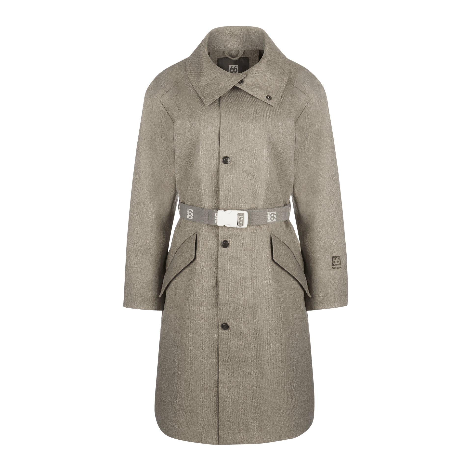Sölvhóll trench coat Gravel