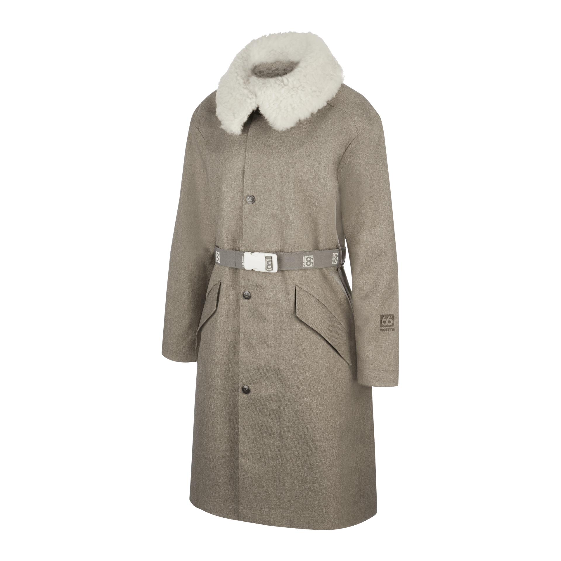 Sölvhóll trench coat Gravel