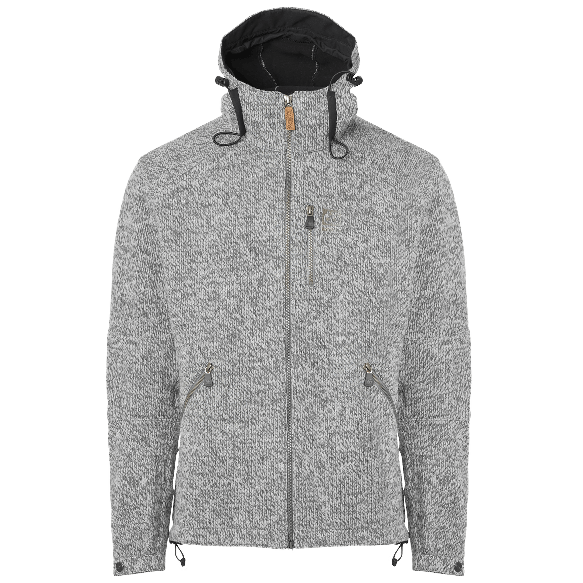Vindur Fleece Lined wool jacket Light Grey