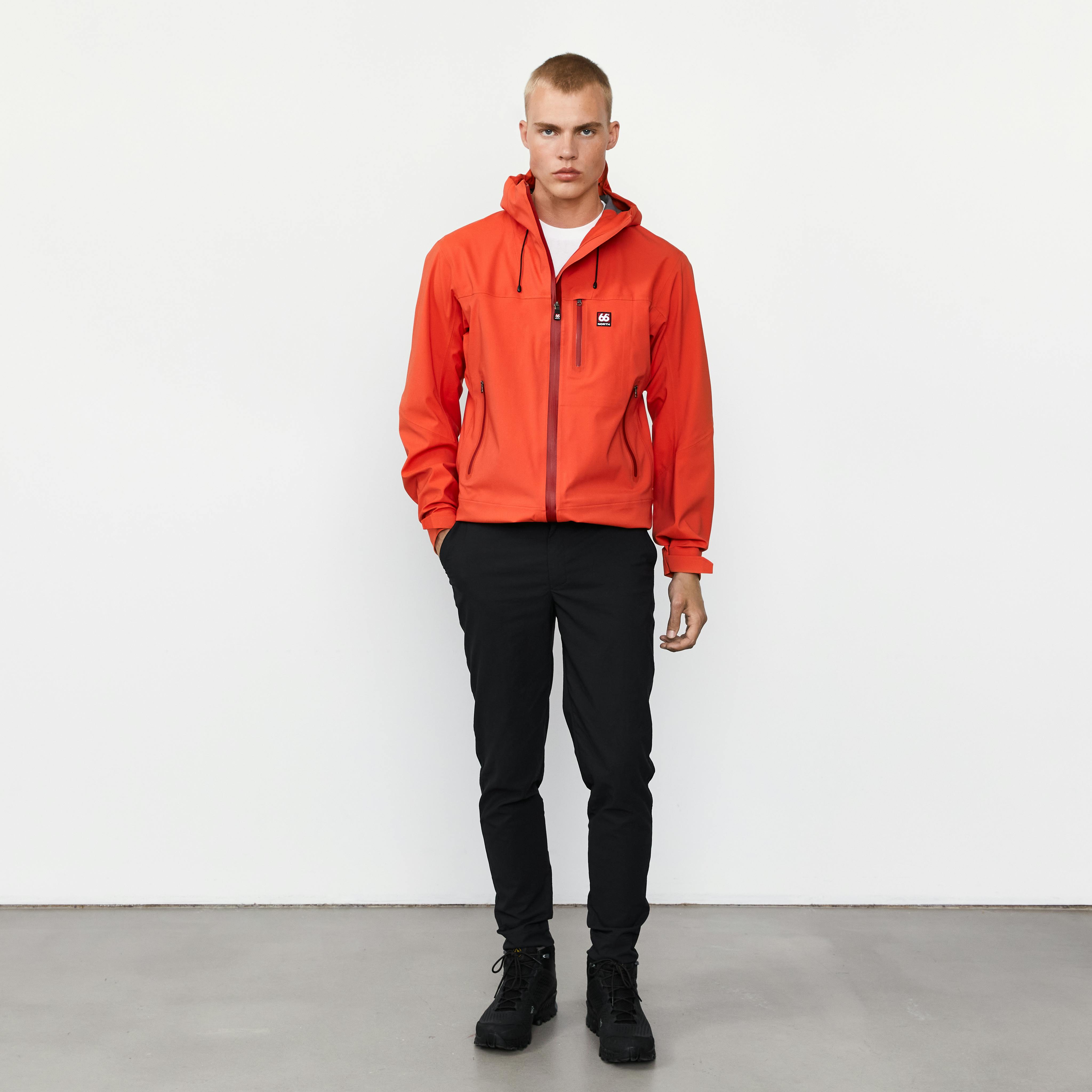 66 North Men's Skaftafell Jackets & Coats - Orange Rust - M