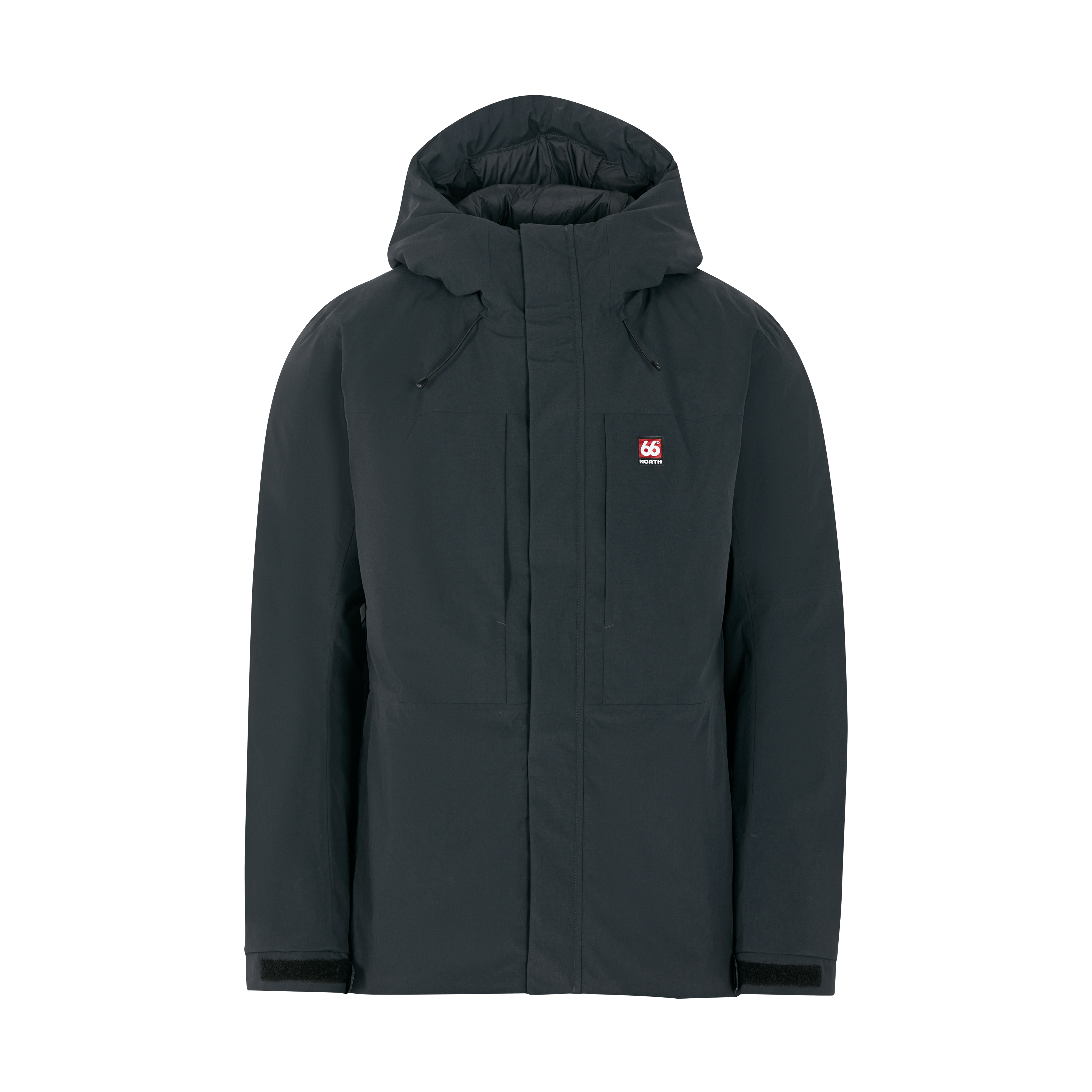 66 North Men's Skálafell Jackets & Coats In Charcoal 