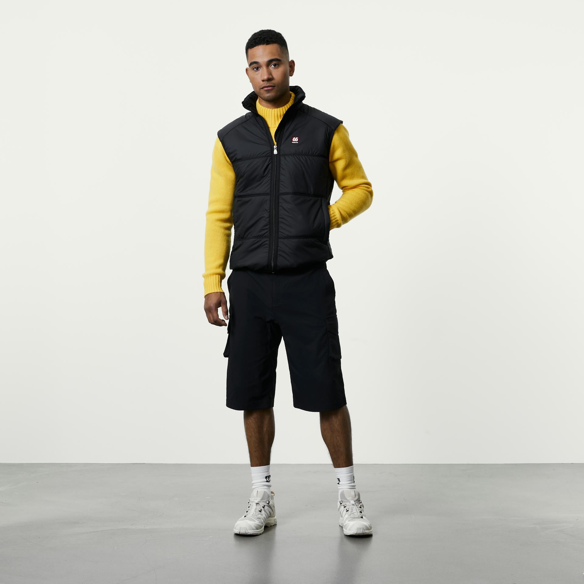 North face sales yellow vest