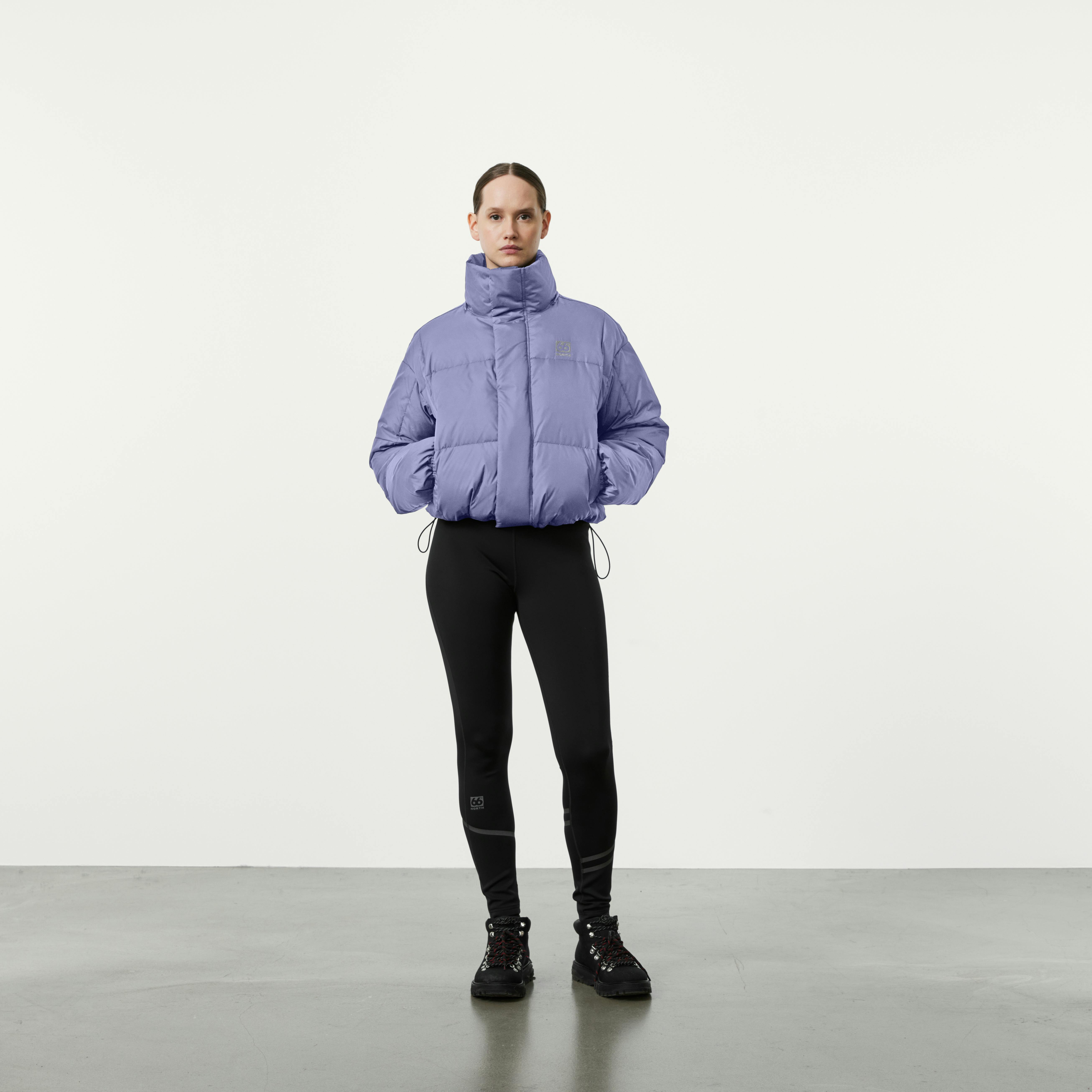 66 North Women's Dyngja Jackets & Coats In Marsh Violet 