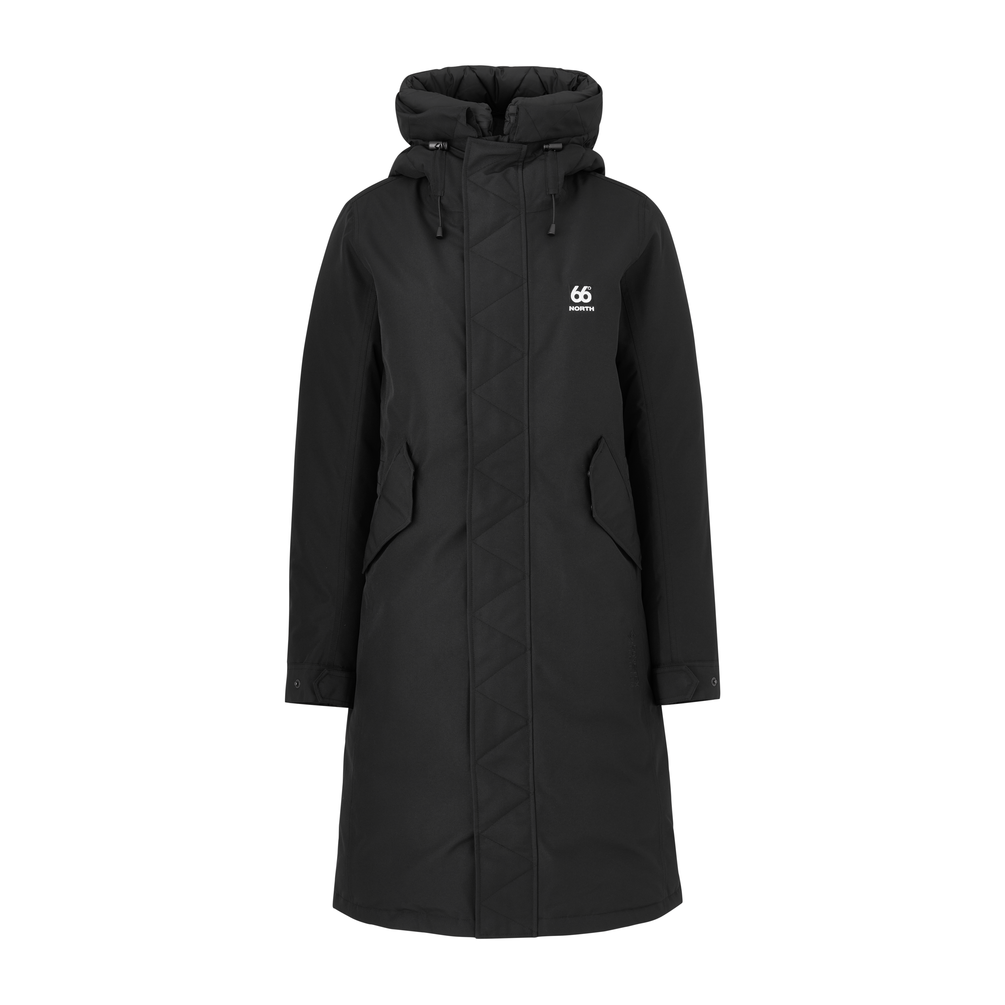 66 North Women's Hofsjökull Jackets & Coats In Black 