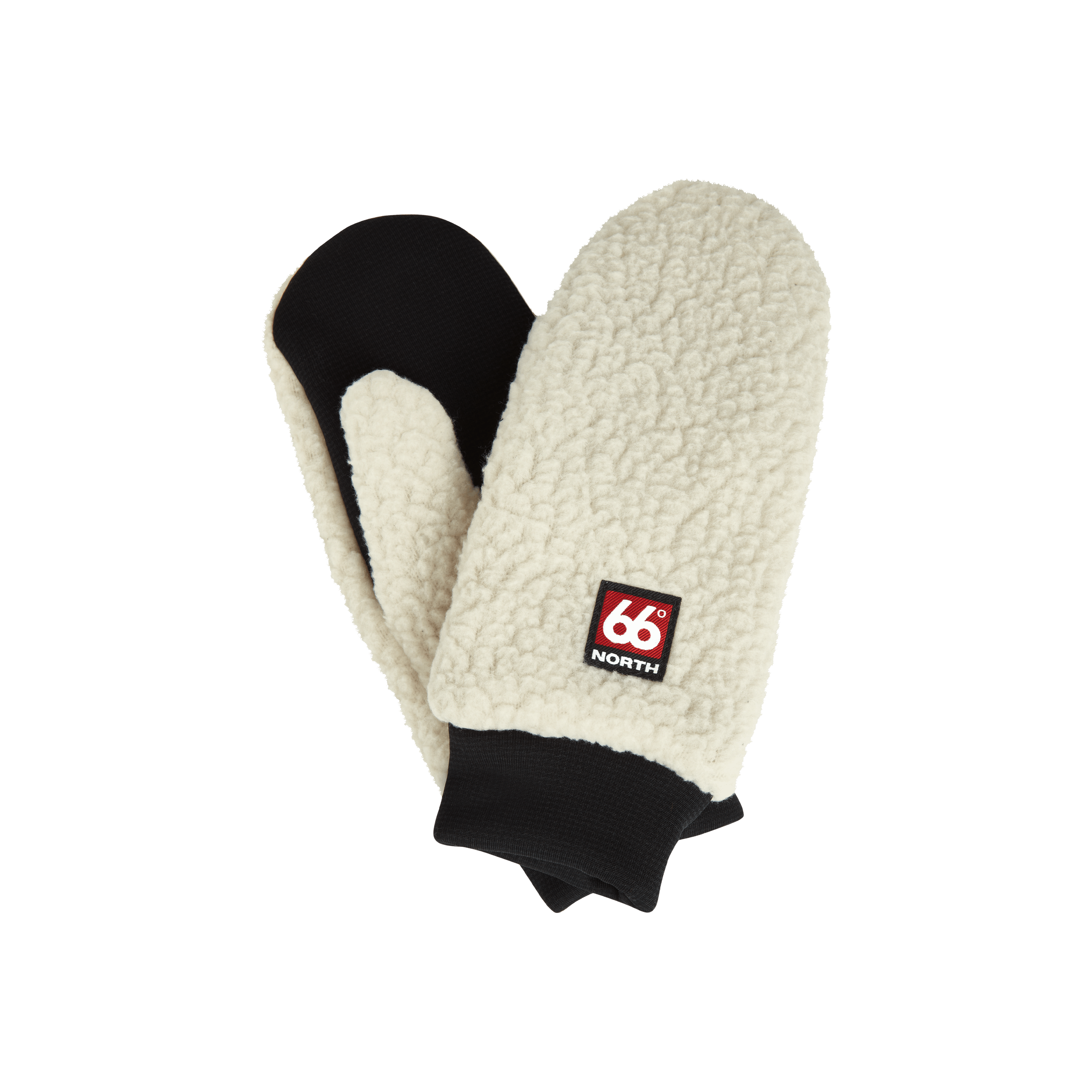 66 North Women's Tindur Shearling Mittens Accessories In Pelican 
