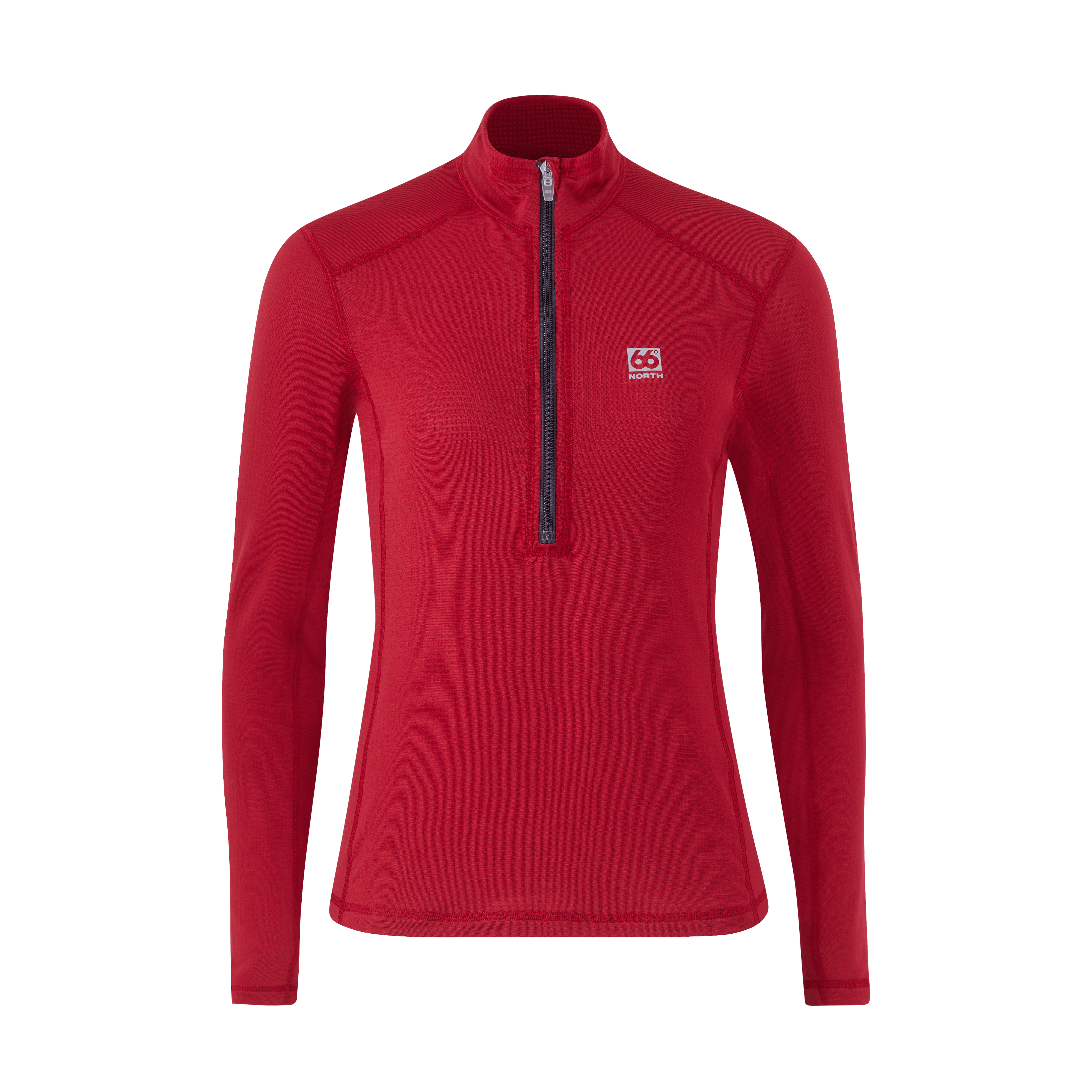 66 North Women's Straumnes Tops & Waistcoats In Blood Red 