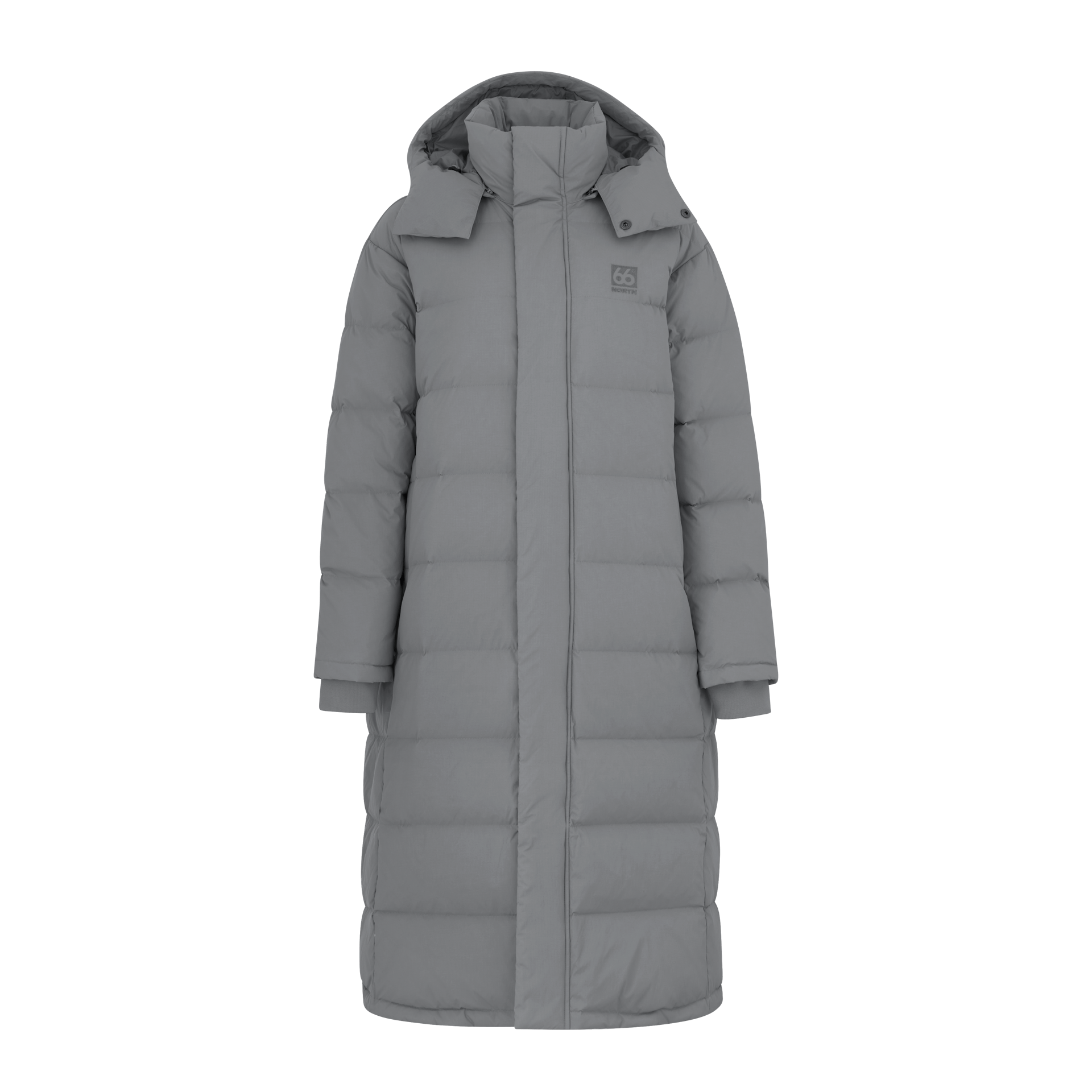 Mid calf top length down coat