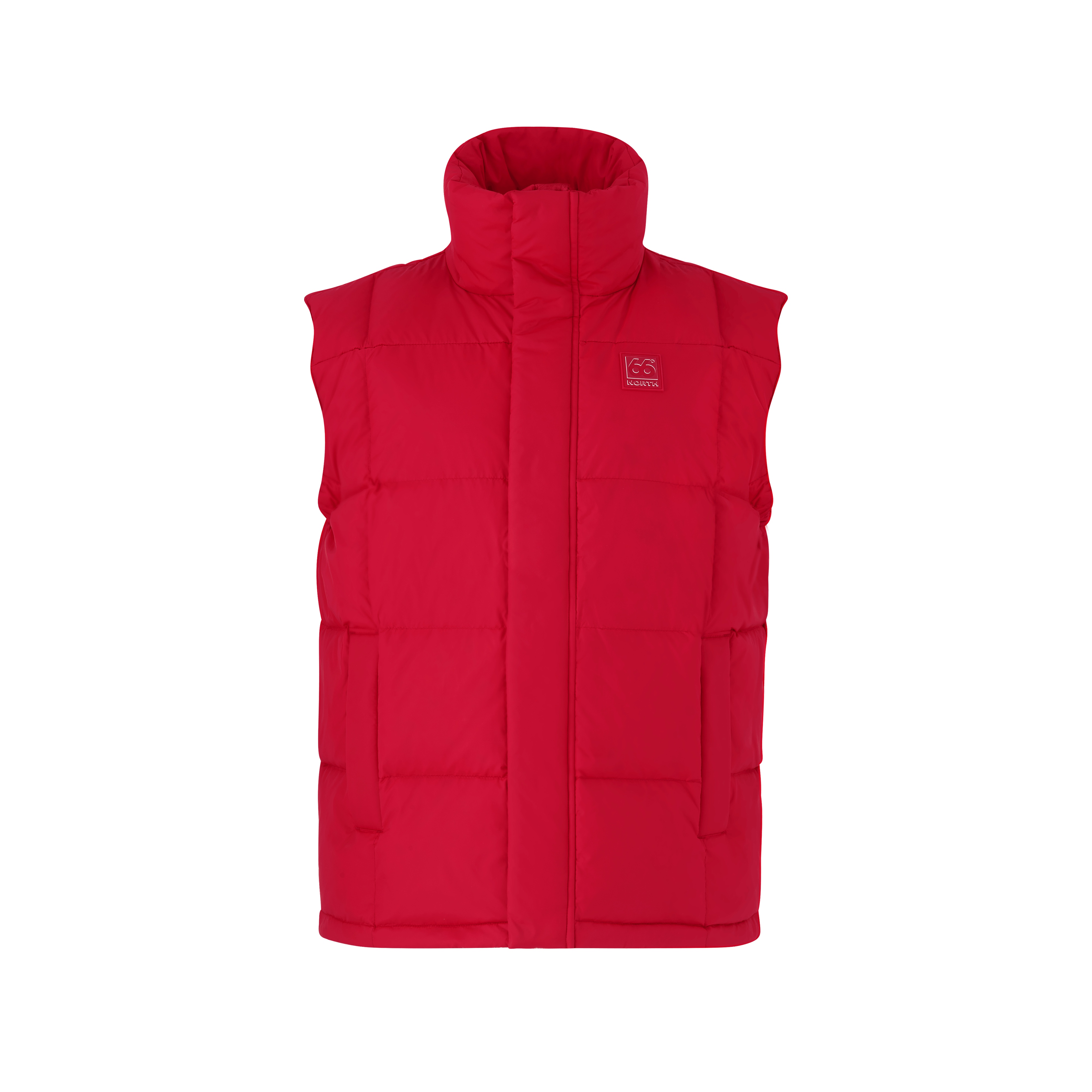 66 North Men's Dyngja Tops & Waistcoats In Red