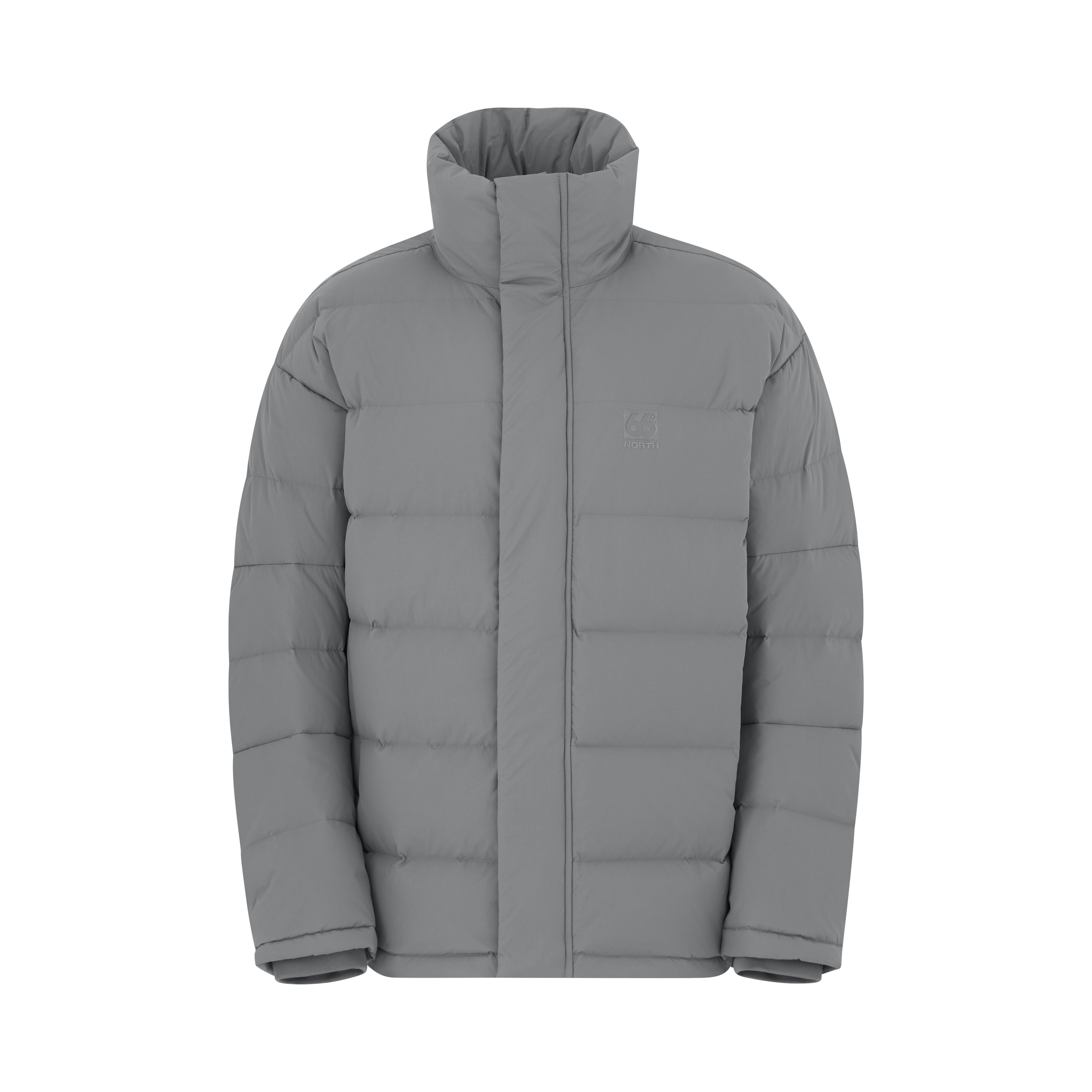 66 North Men's Krafla Jackets & Coats In Gray