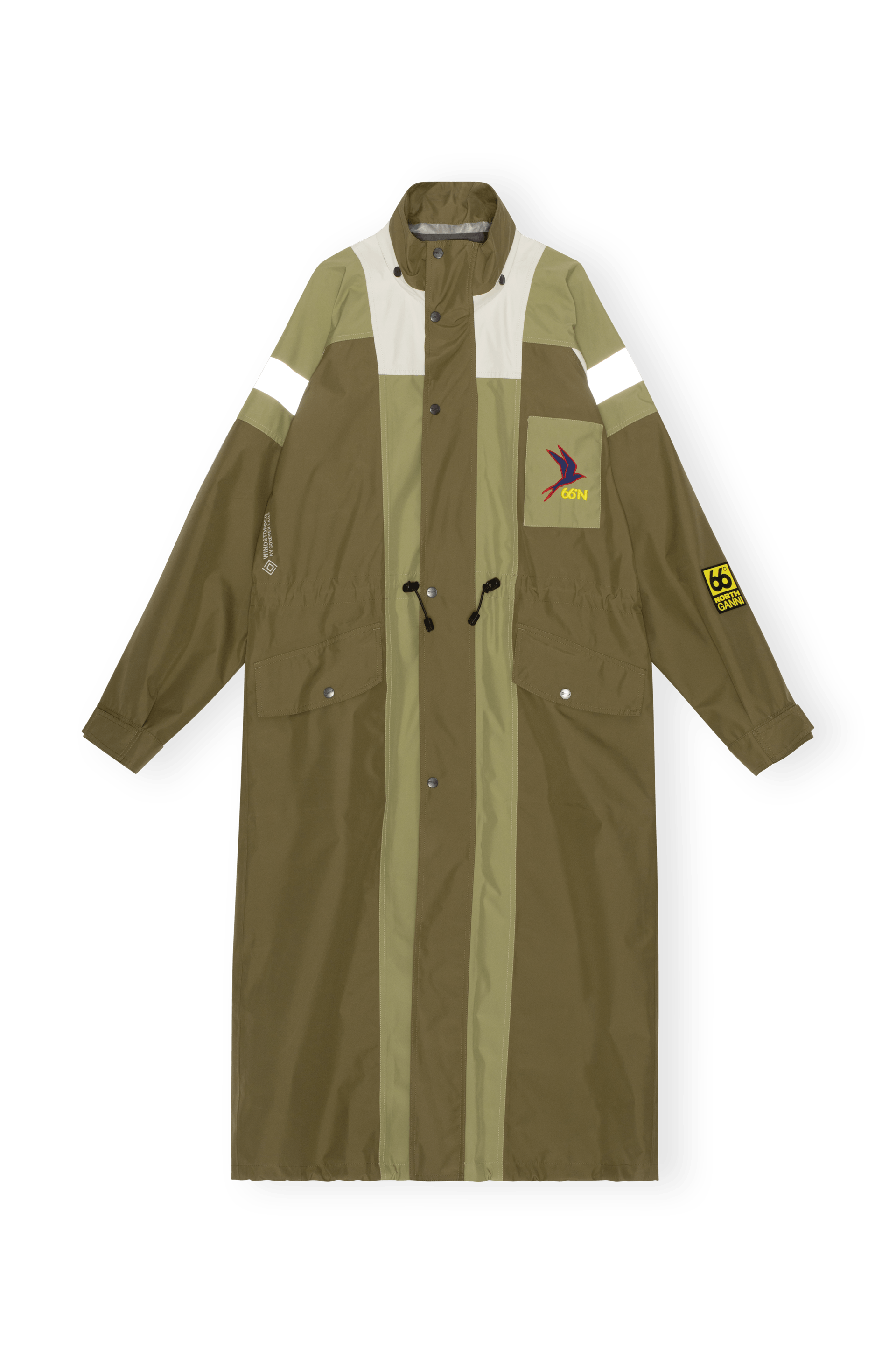 GANNI x 66°North Marine Olive