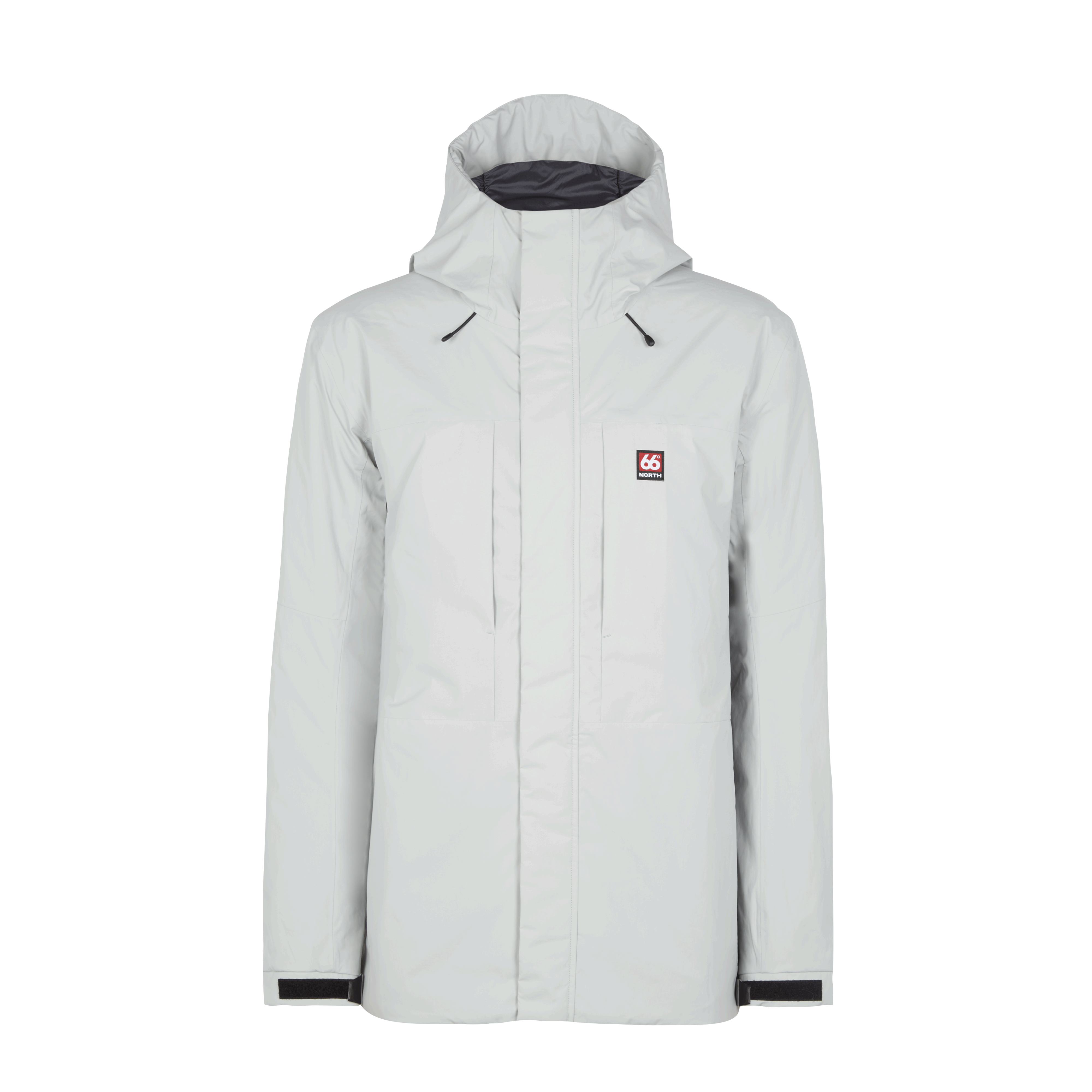 66 North Men's Skálafell Jackets & Coats In Gray