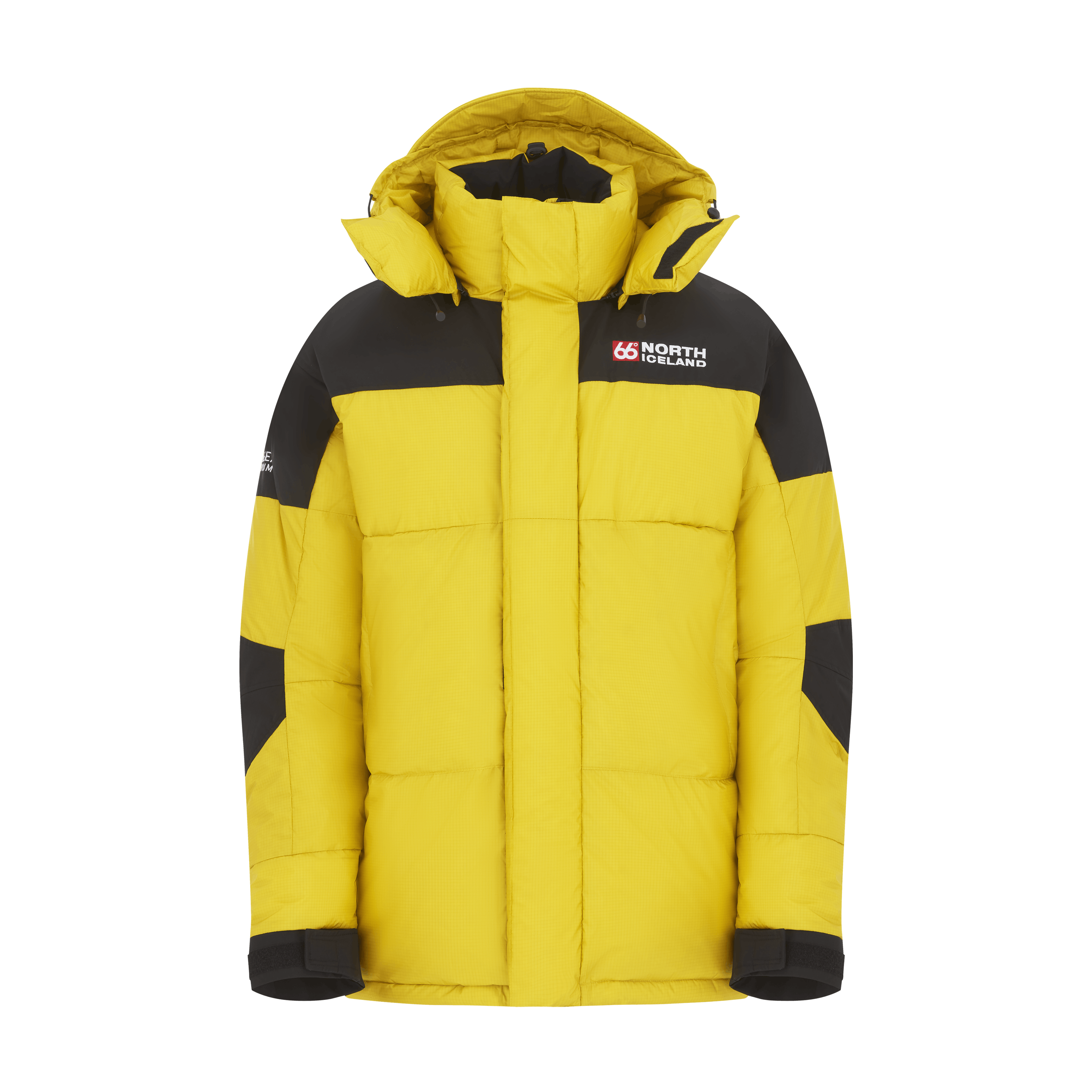 66 North Men's Tindur Jackets & Coats In Yellow