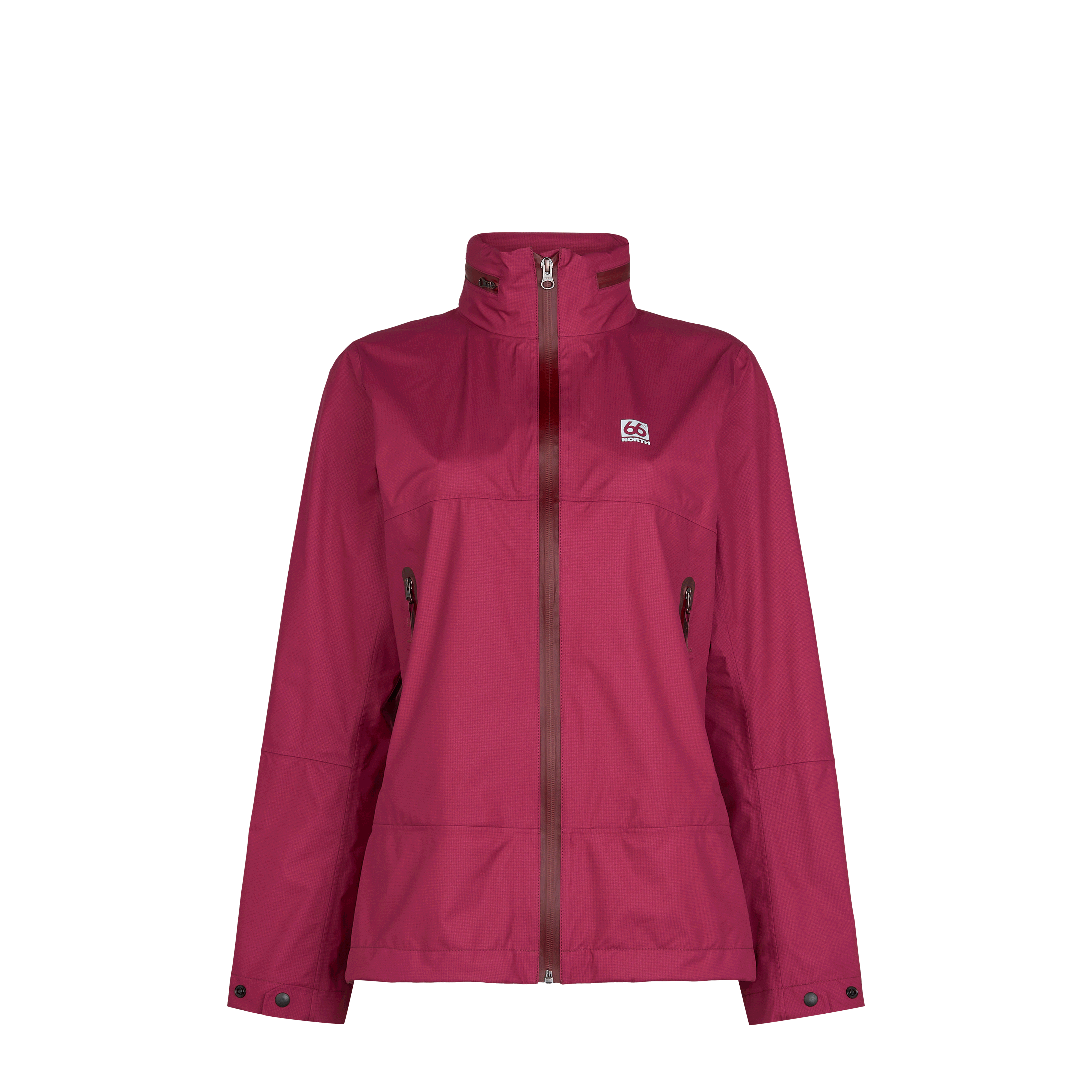 66 North Women's Keilir Jackets & Coats In Burgundy