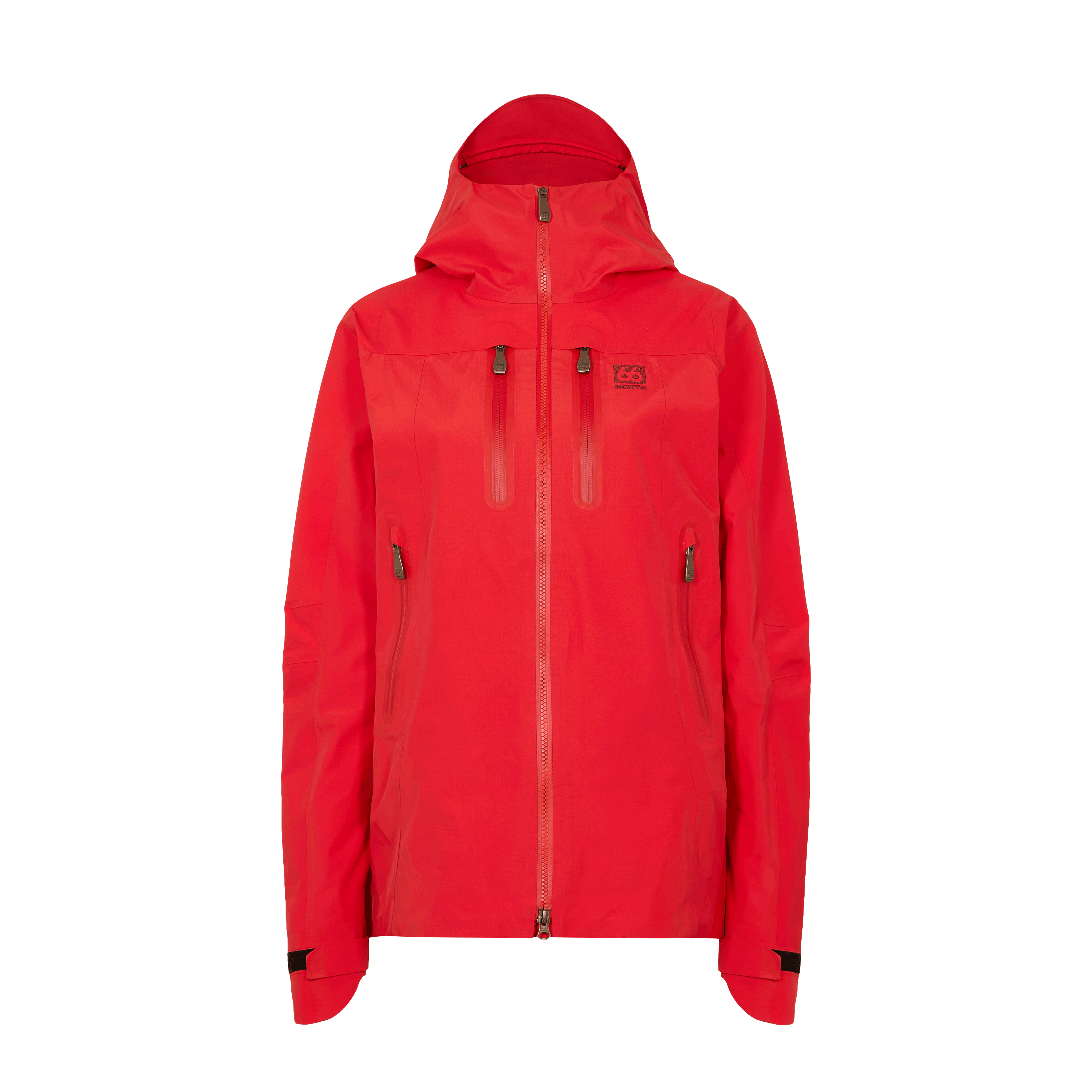 Shop 66 North Women's Hornstrandir Jackets & Coats In Red Alert