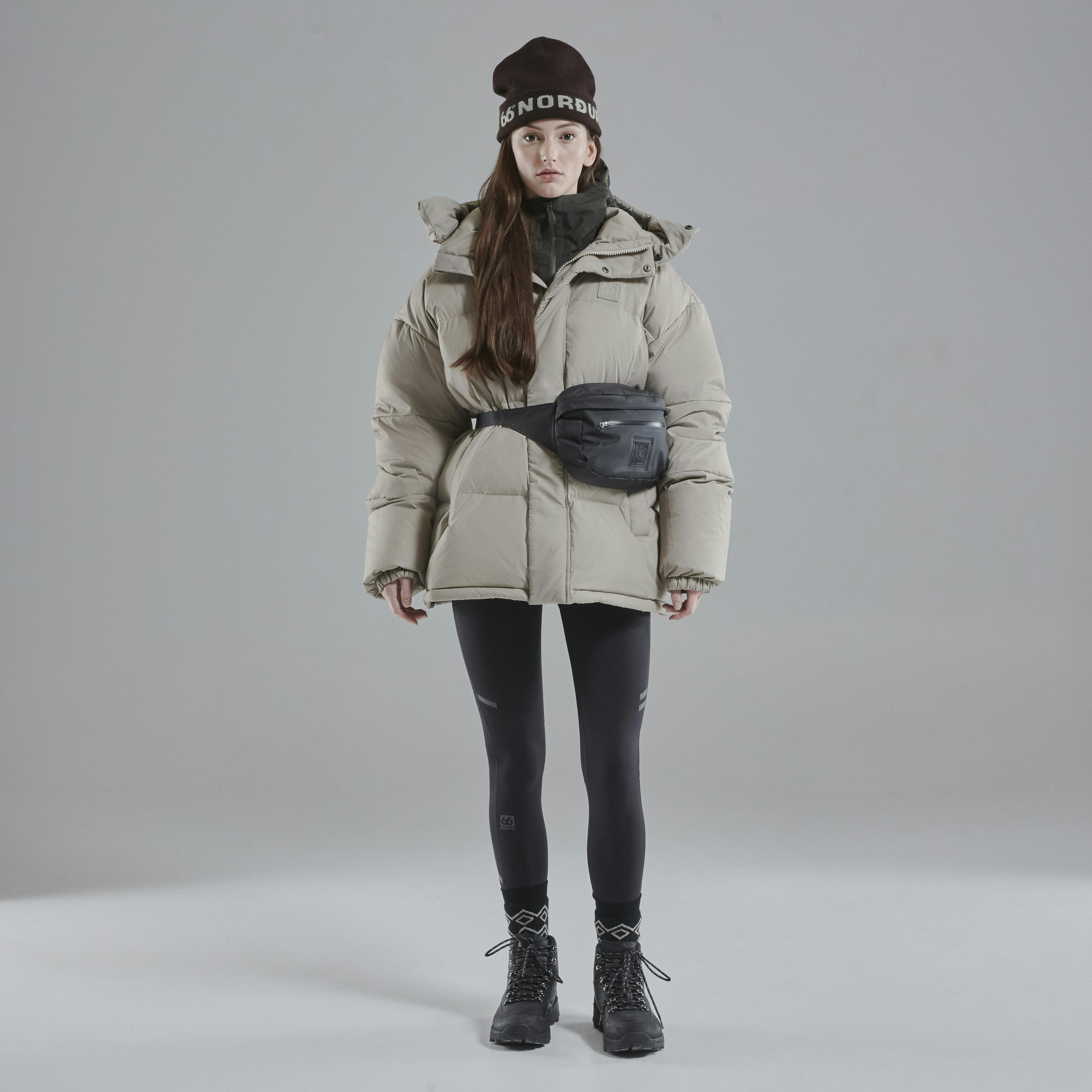 Women's Duvetica Polyamide Green Hooded Down Jacket Size 42