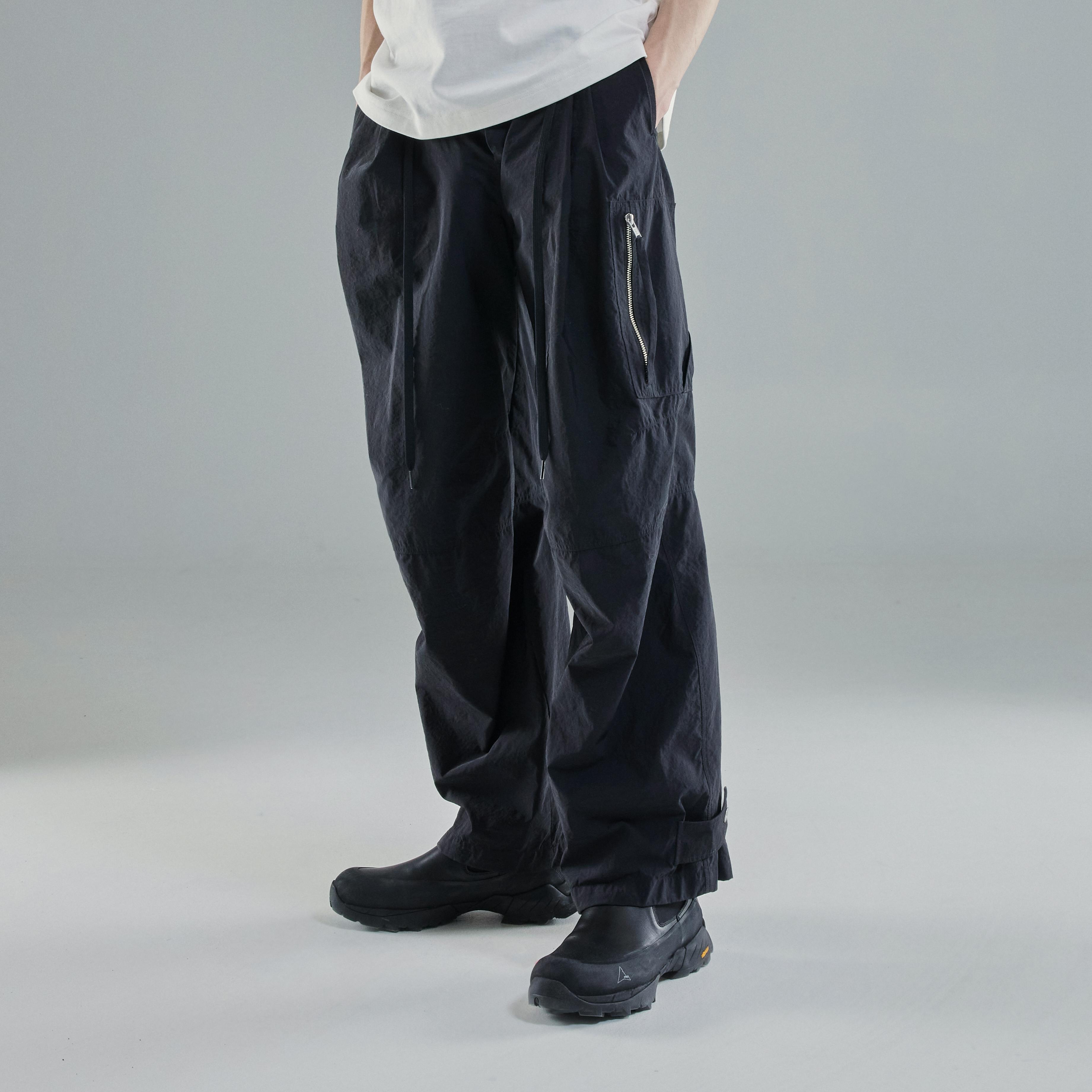 オーラリー LIGHT NYLON FATIGUE PANTS ネイビー（AURALEE LIGHT