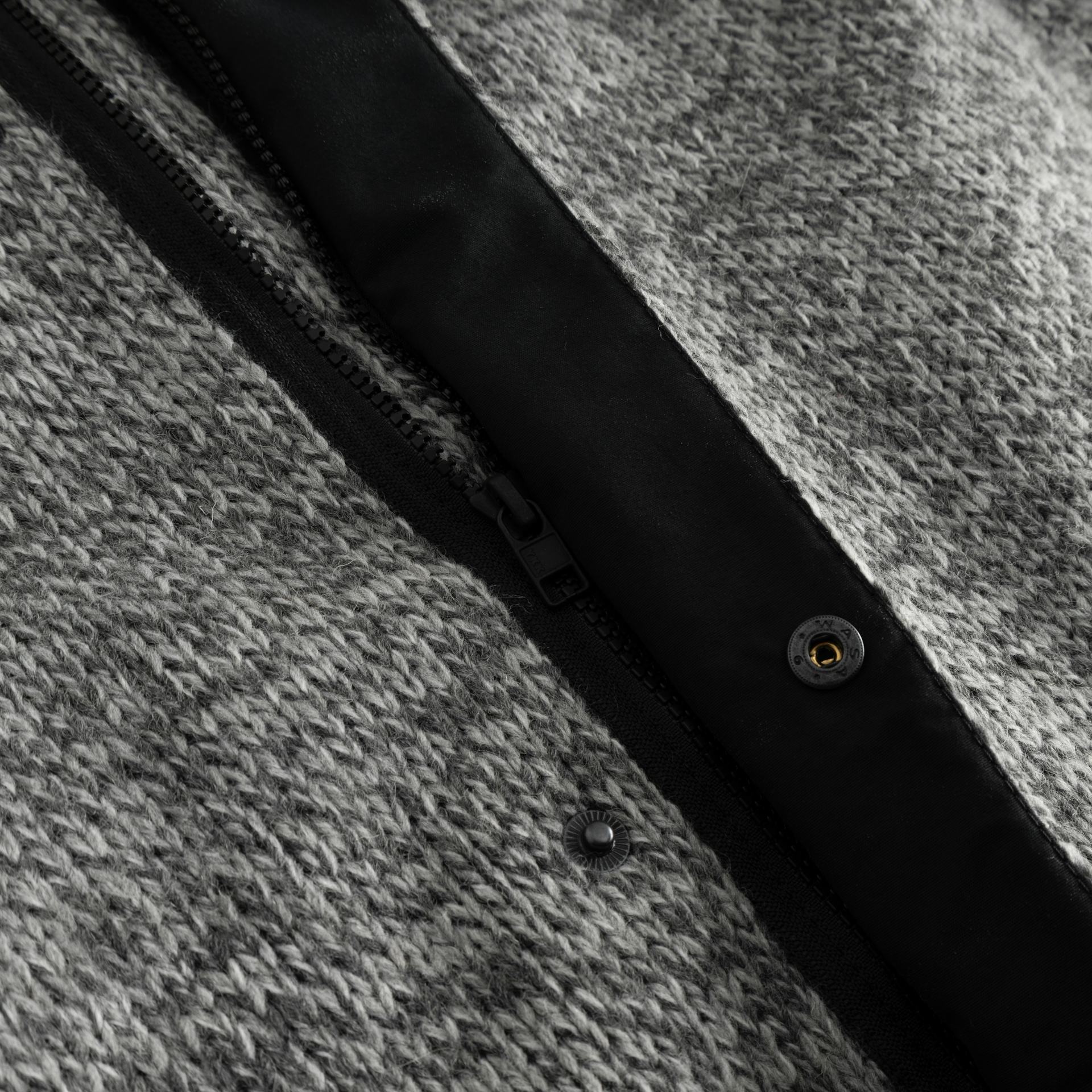 Vindur Fleece Lined Wool Coat Light Grey